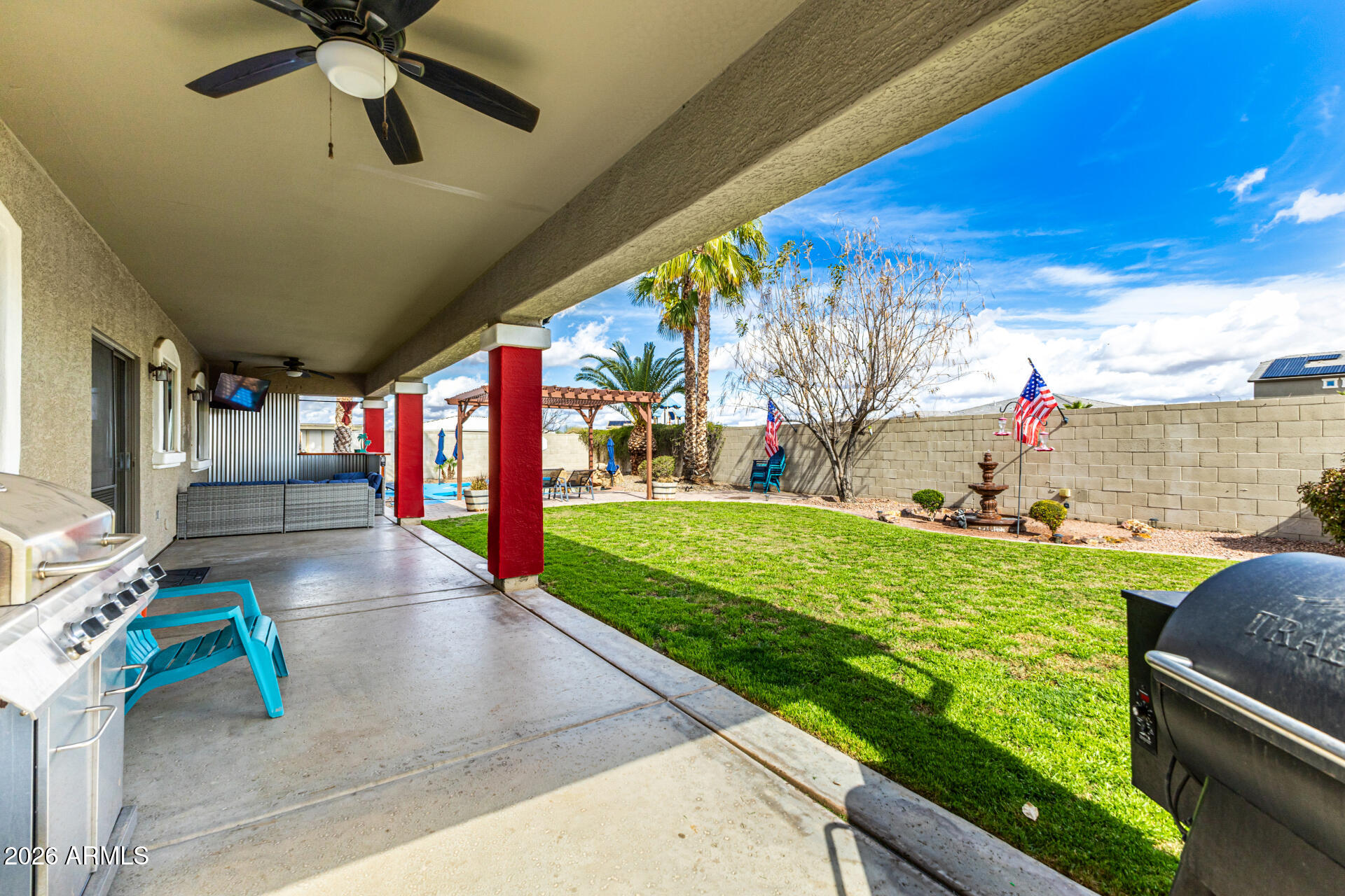 24541 Plum Road Florence, AZ 85132 - Photo 44 of 47 a view of a porch