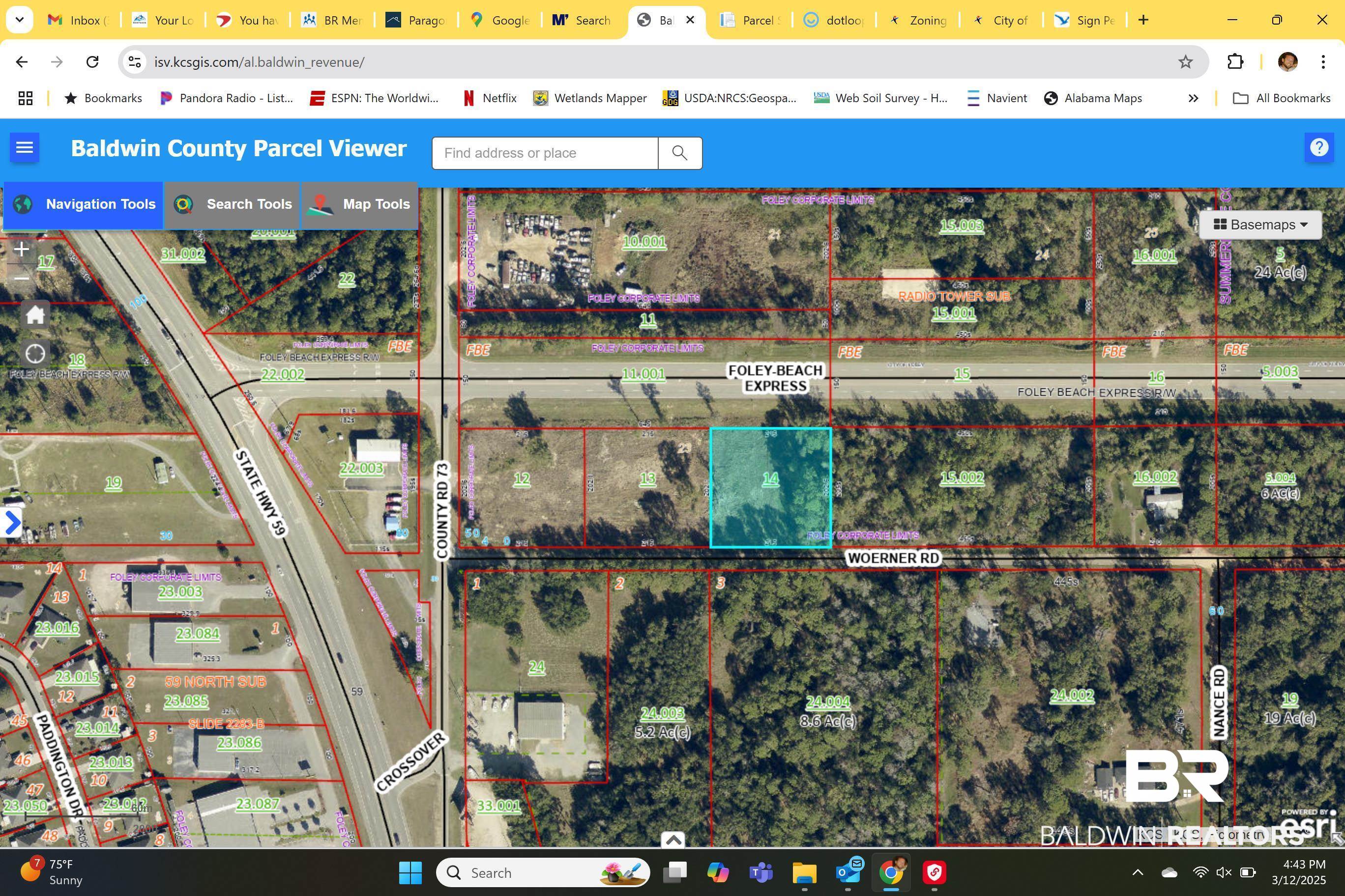 20121 Woerner Road Foley, AL 36535 - Photo 2 of 4 Map