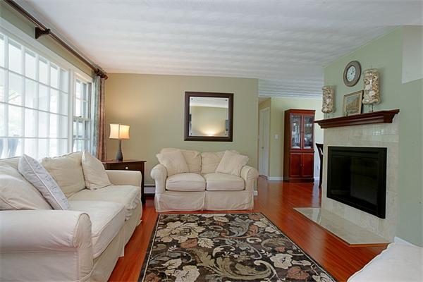 20 Ruthellen Road Framingham, MA 01701 - Photo 2 of 10 a living room with furniture and a fireplace