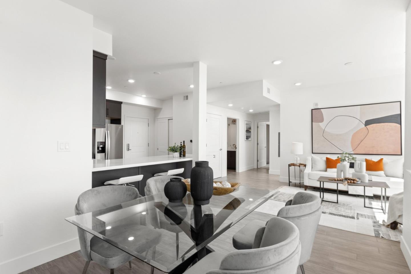 42111 Osgood Road, Unit 215 Fremont, CA 94539 - Photo 14 of 44 a living room with furniture and a table