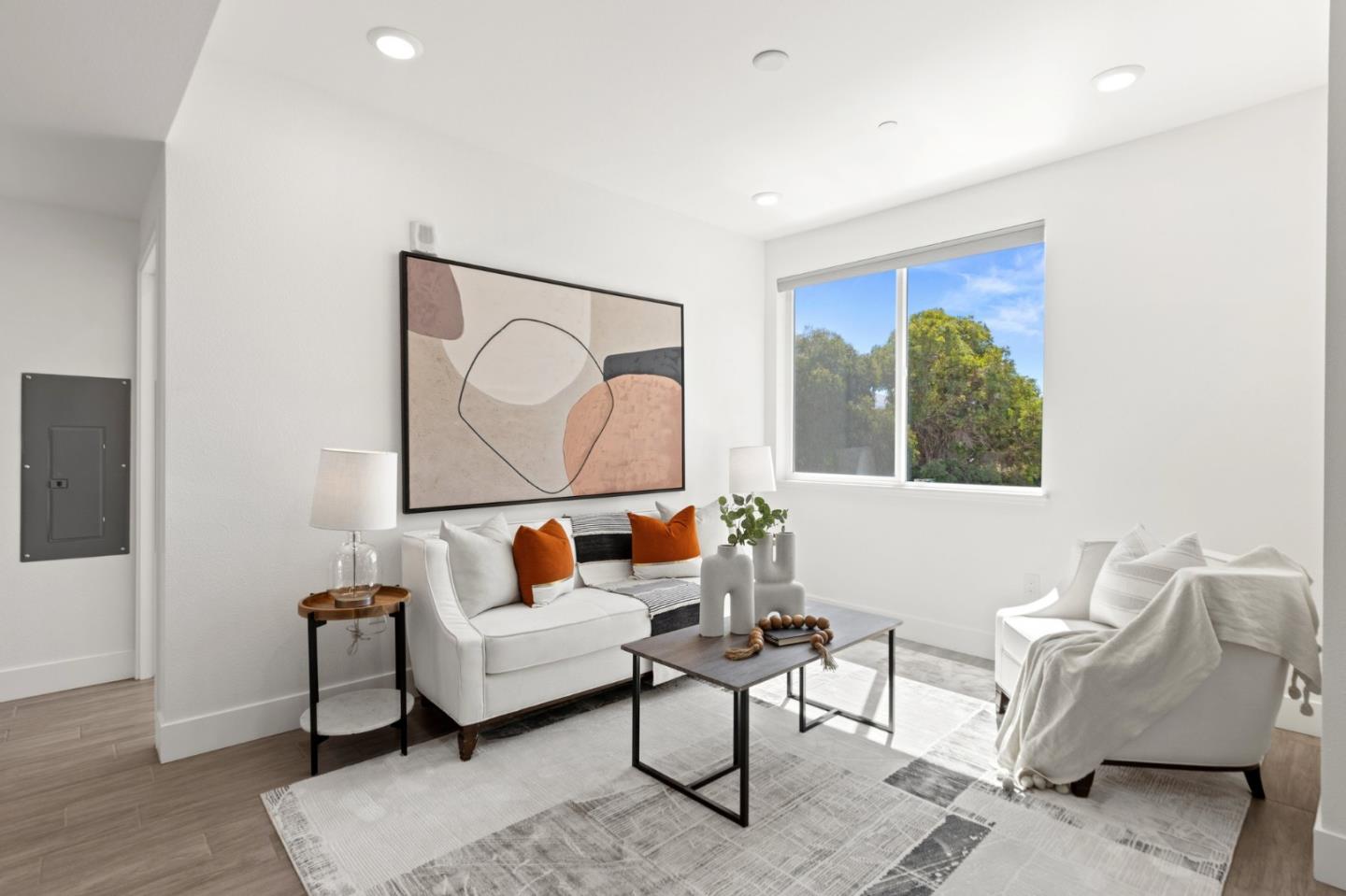 42111 Osgood Road, Unit 215 Fremont, CA 94539 - Photo 9 of 44 a living room with furniture and a large window