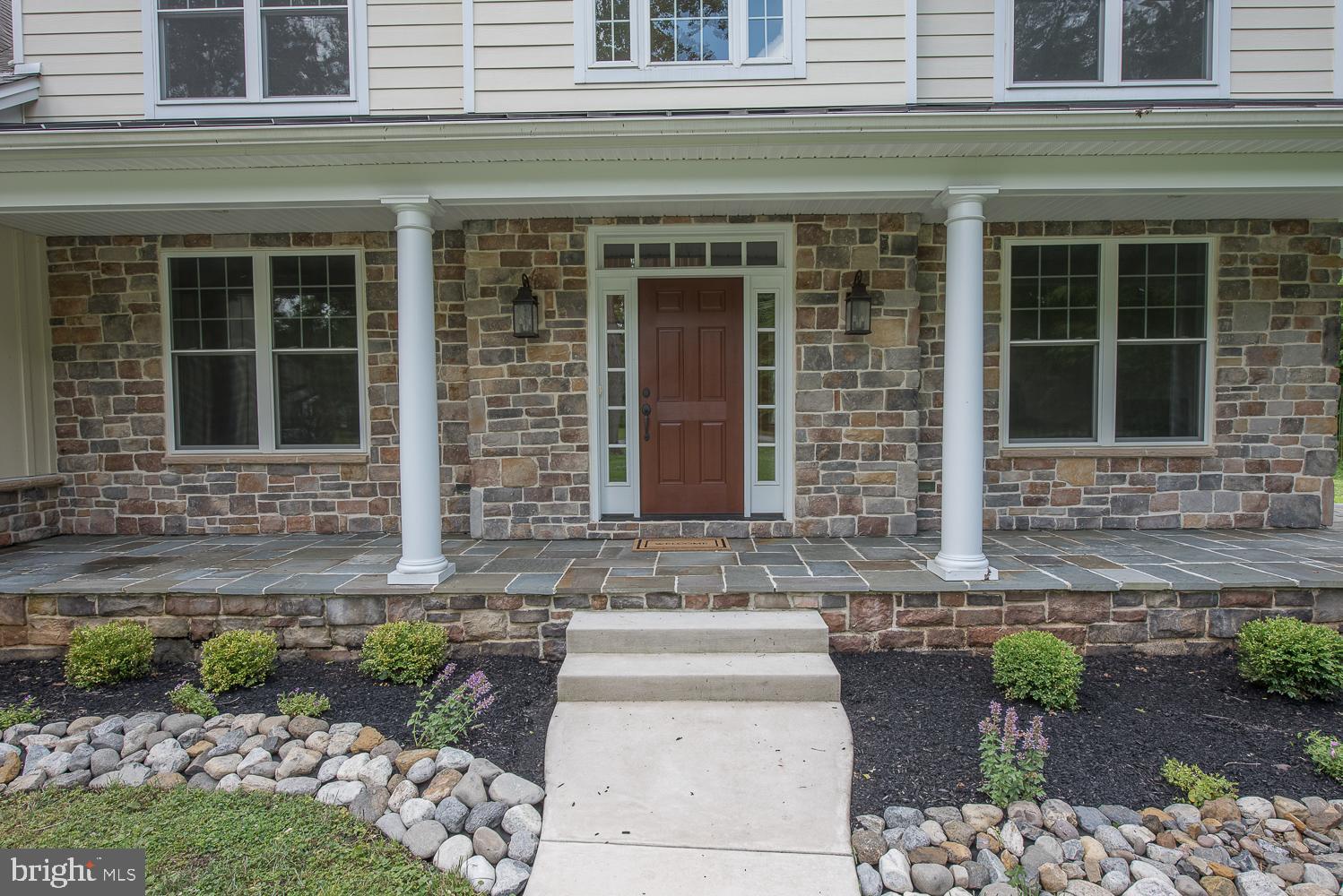 3 Andrews Road Malvern, PA 19355 - Photo 2 of 40 Beautiful stone Entry and flagstone Front Porch
