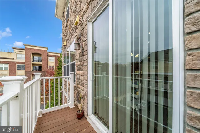 a view of balcony with small space
