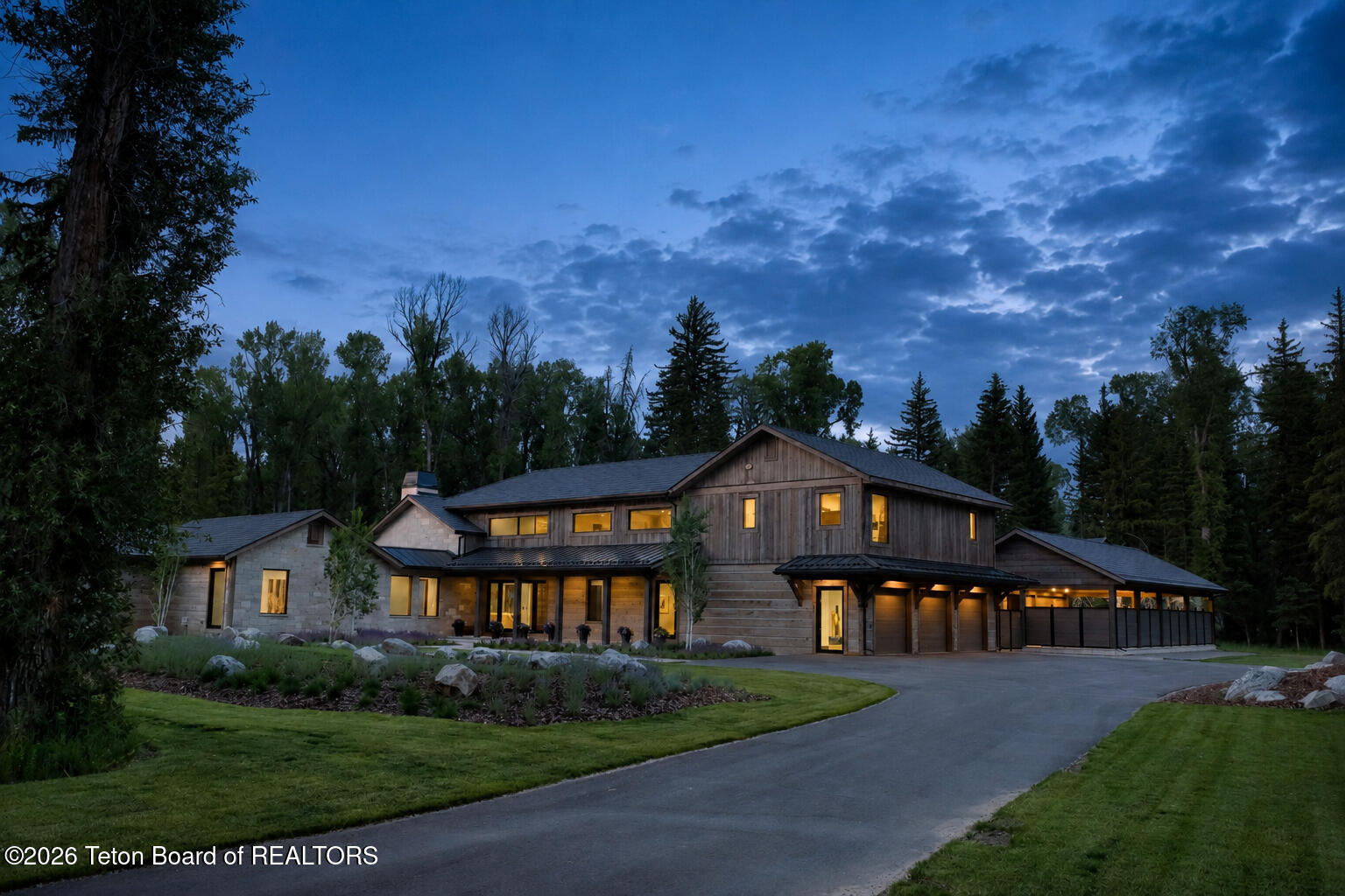 8910 Porter Loop Road Jackson, WY 83001 - Photo 2 of 85 Owl Creek_Exteriors_13