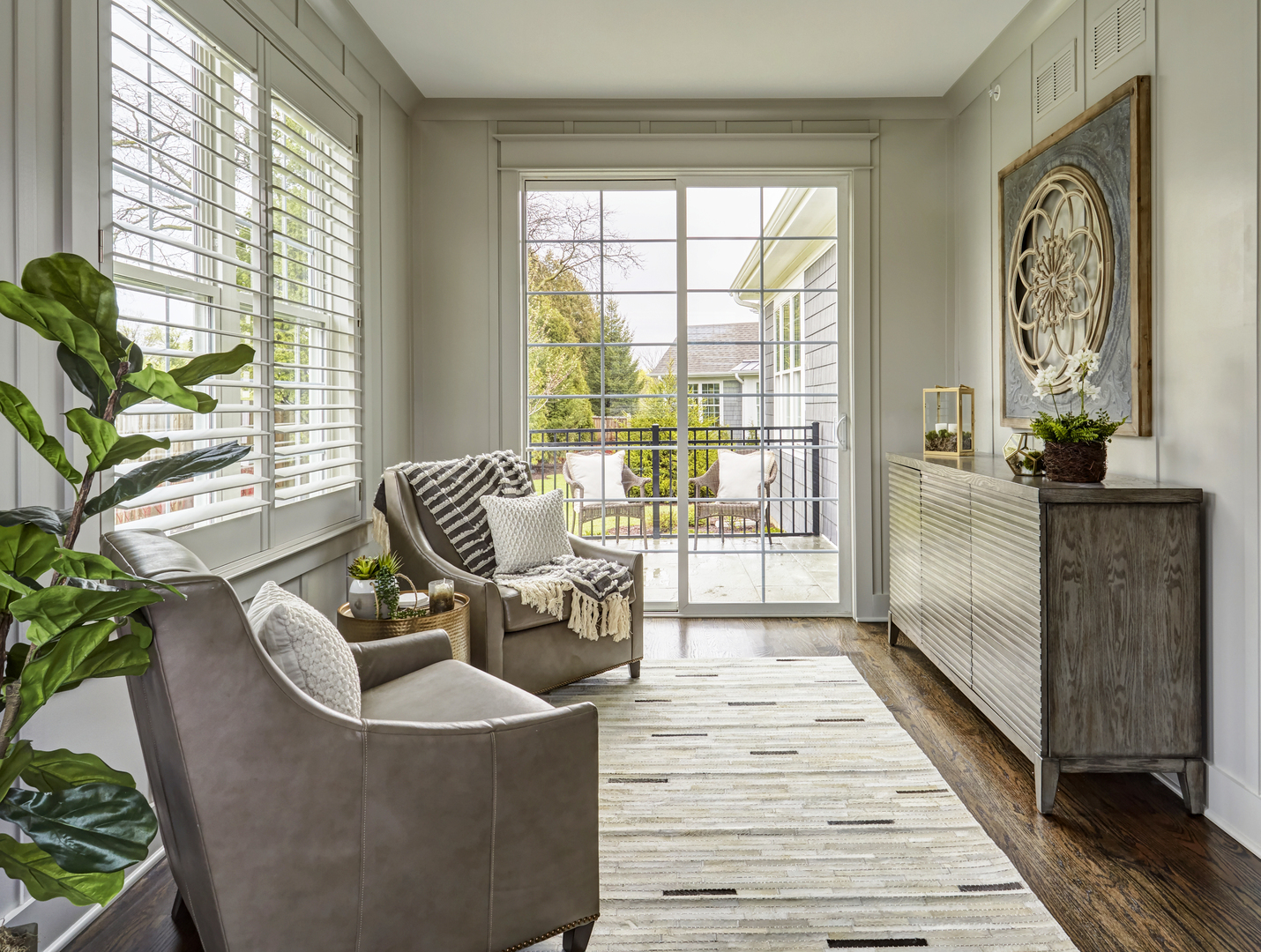 5591 Barton Lane Hinsdale, IL 60521 - Photo 12 of 24 a living room with furniture and a large window