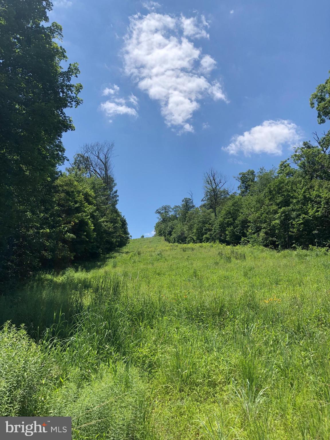 Property is at top of the hill