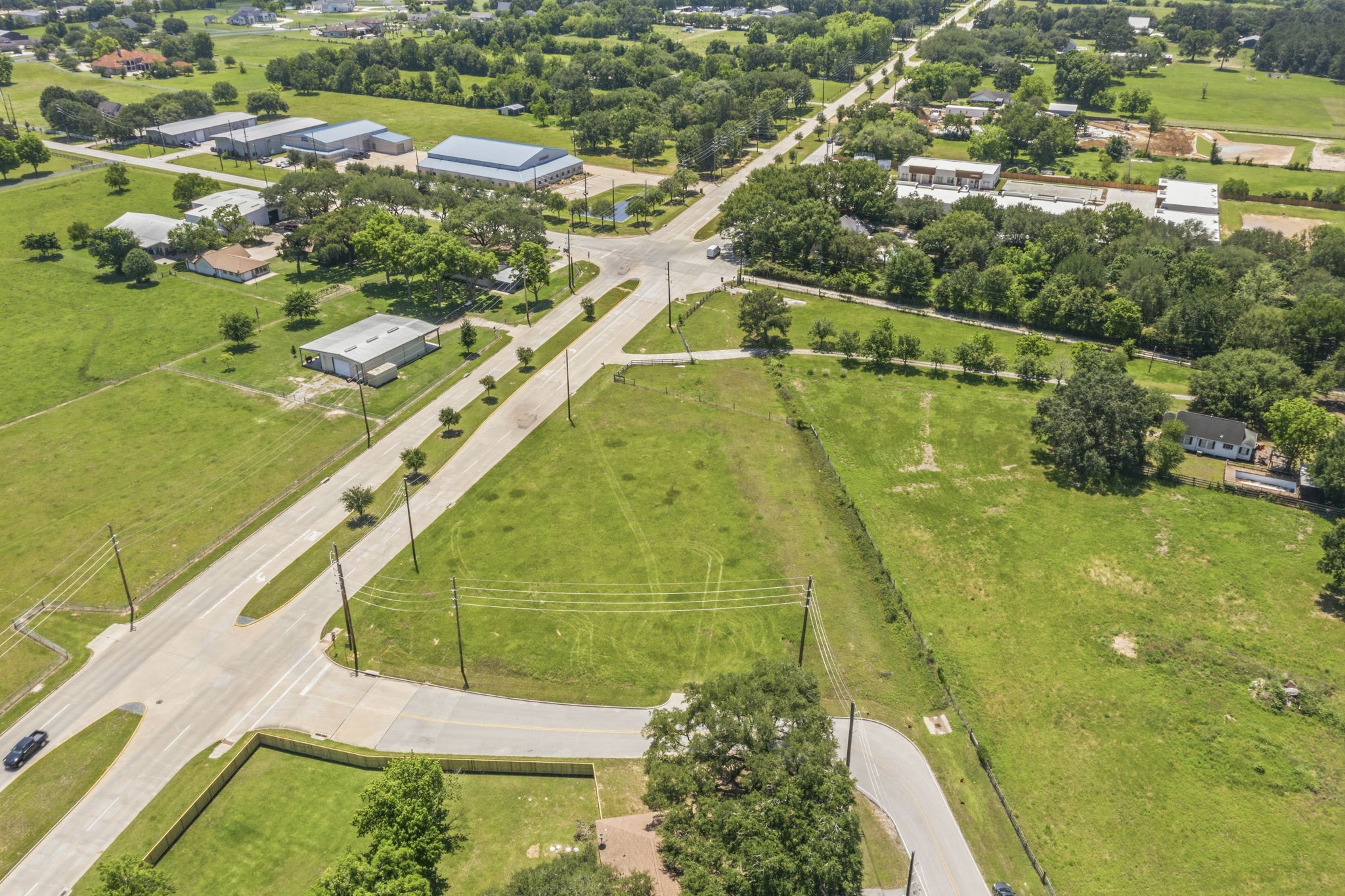 0 Mueschke Road Tomball, TX 77377 - Photo 11 of 44 an aerial view of residential houses with outdoor space and swimming pool