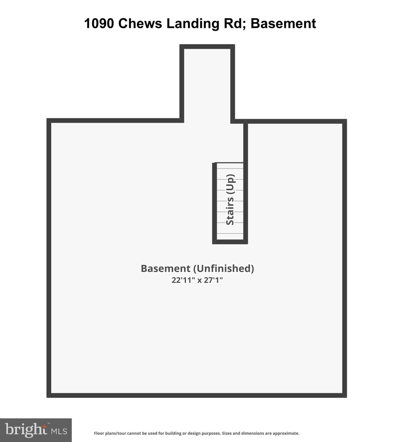 1090 Chews Landing Road Laurel Springs, NJ 08021 - Photo 45 of 45 Basement floorplan