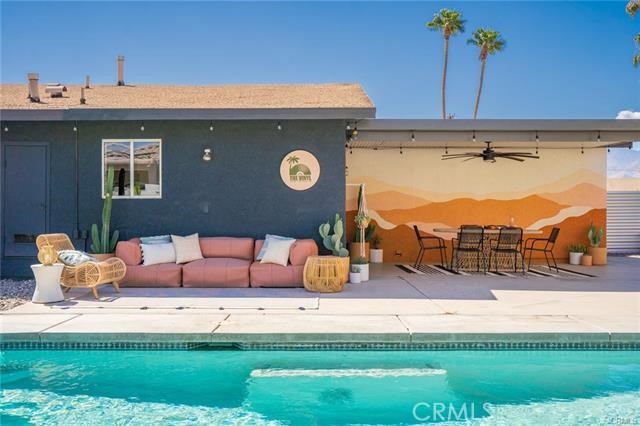 2770 East Ventura Road Palm Springs, CA 92262 - Photo 22 of 27 a view of a house with a backyard
