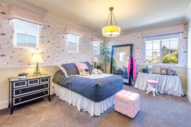 a bathroom with a double vanity sink mirror and double
