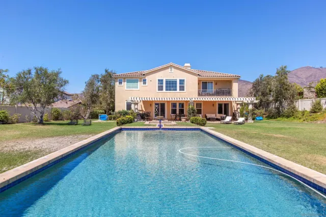 a view of city and mountain