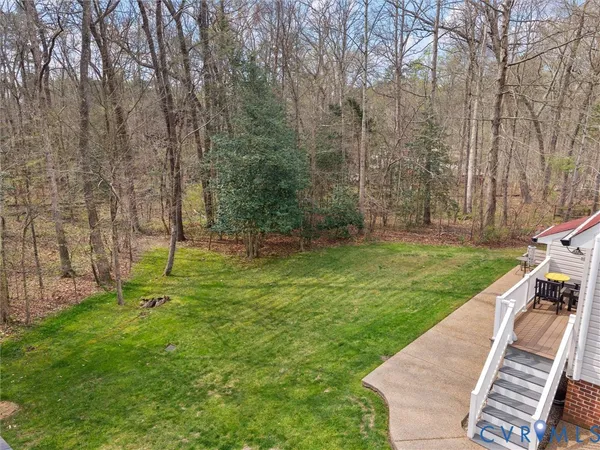 a view of an outdoor space and yard