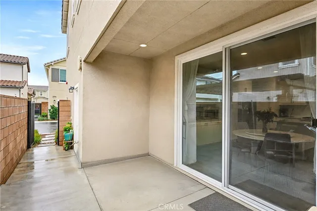 a view of a garden with pathway