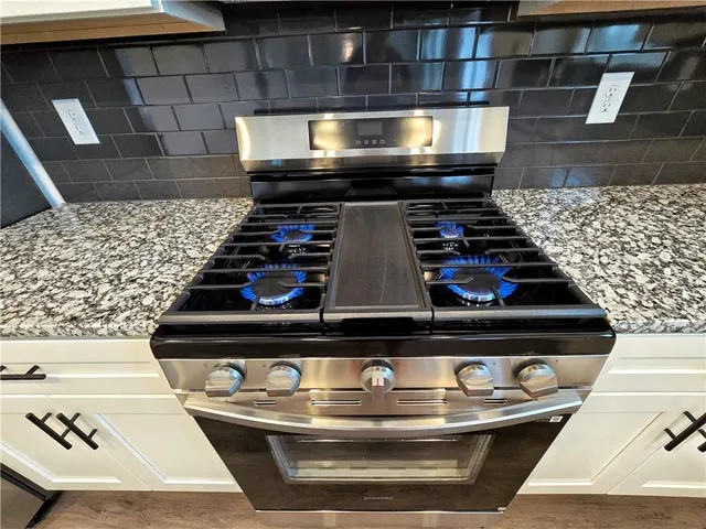 a close view of stove top oven