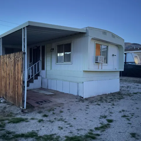 a backyard of a house