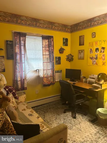 a room with a couch and a table