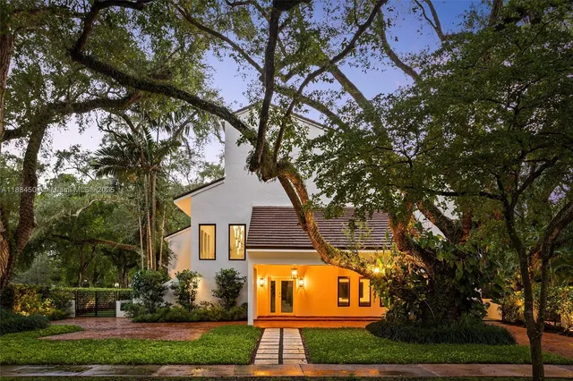 front view of house with a yard