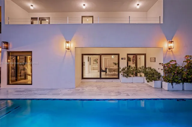 a view of front door