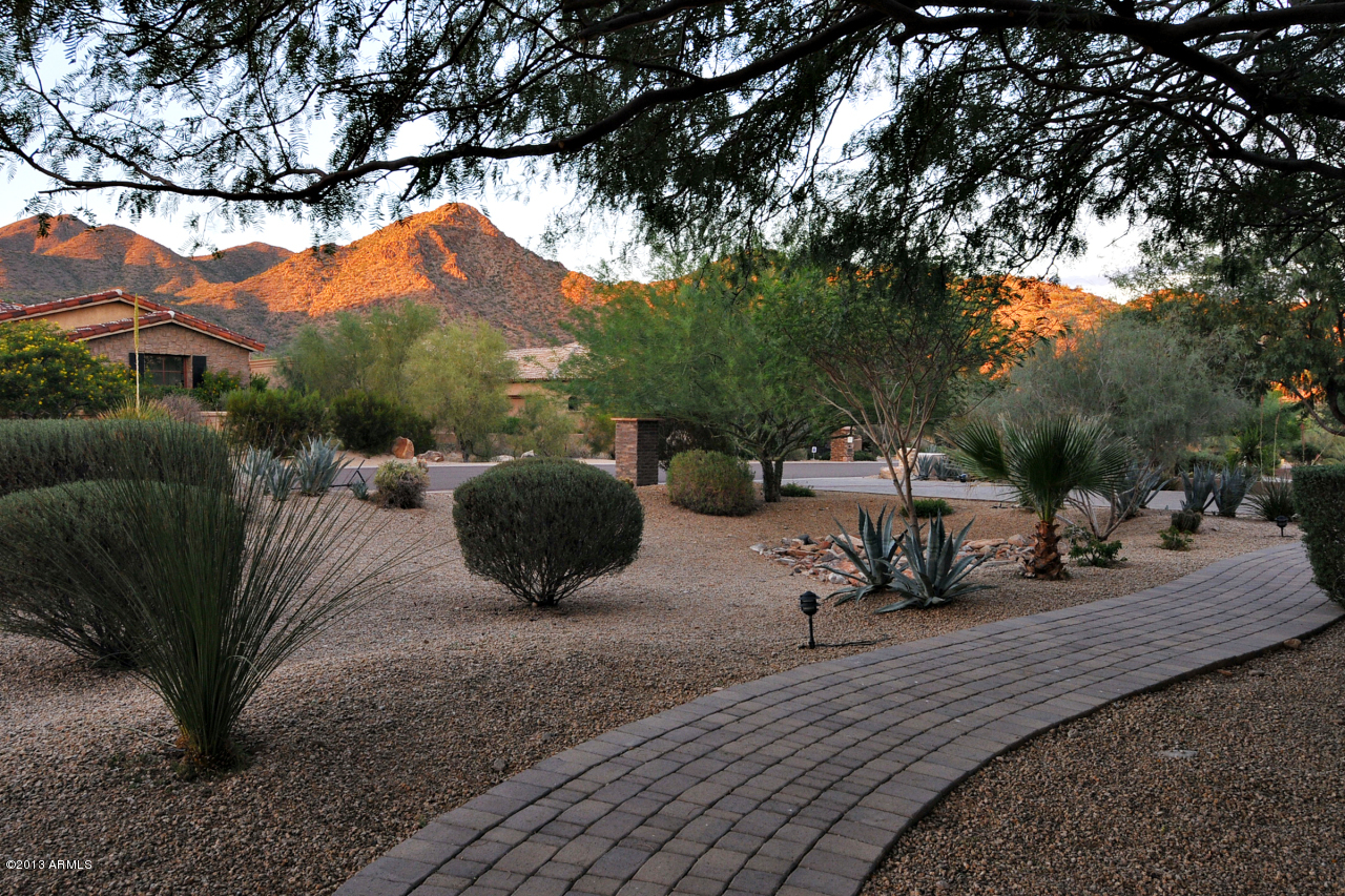 12827 East Cibola Road Scottsdale, AZ 85259 - Photo 63 of 64 a view of a backyard with sitting area