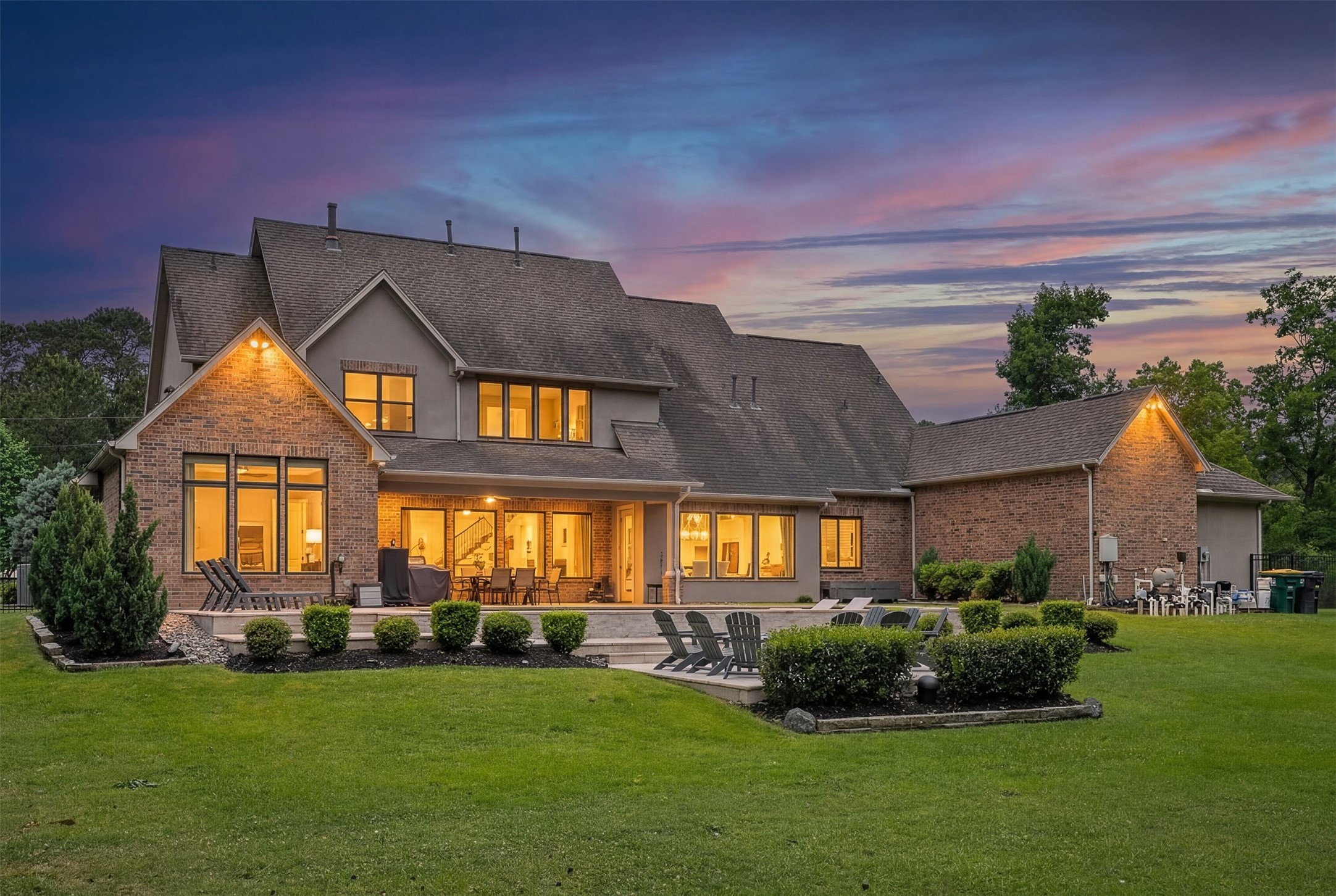 30702 Spring Lake Boulevard Tomball, TX 77375 - Photo 37 of 49 Night view of home