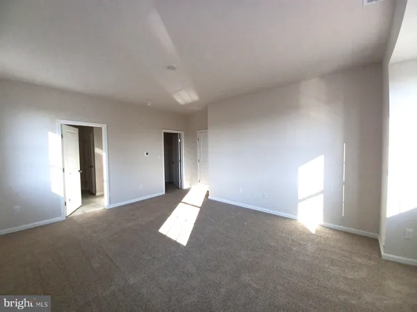 a view of empty room and window