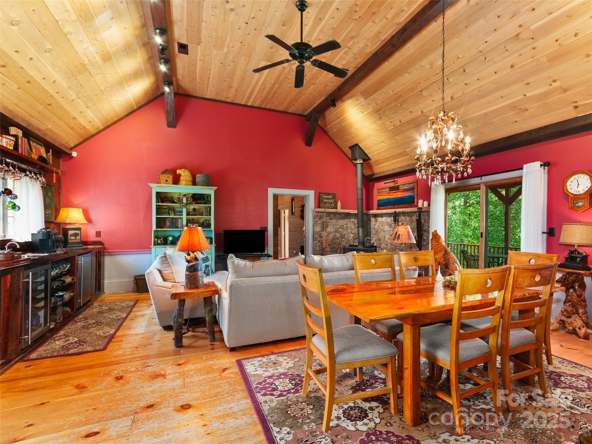 229 Crabtree Mountain Road Canton, NC 28716 - Photo 22 of 42 a outdoor space with tables and chairs