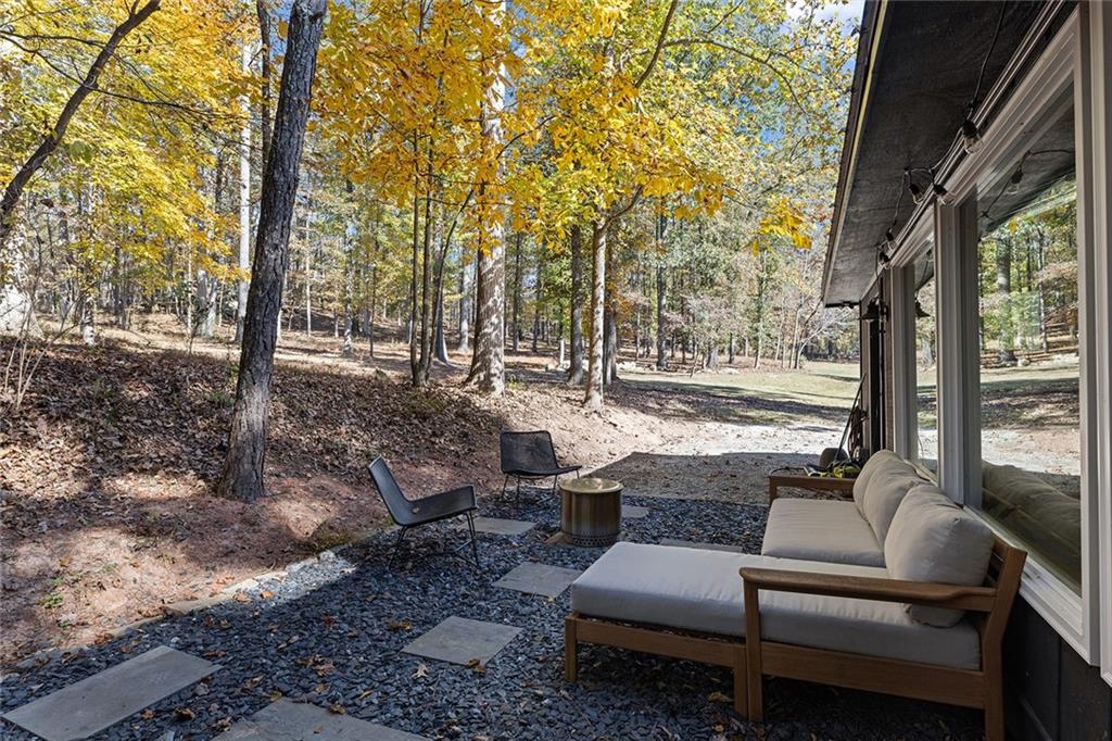 12005 Hamilton Road Chattahoochee Hills, GA 30268 - Photo 47 of 51 a view of outdoor space with seating area