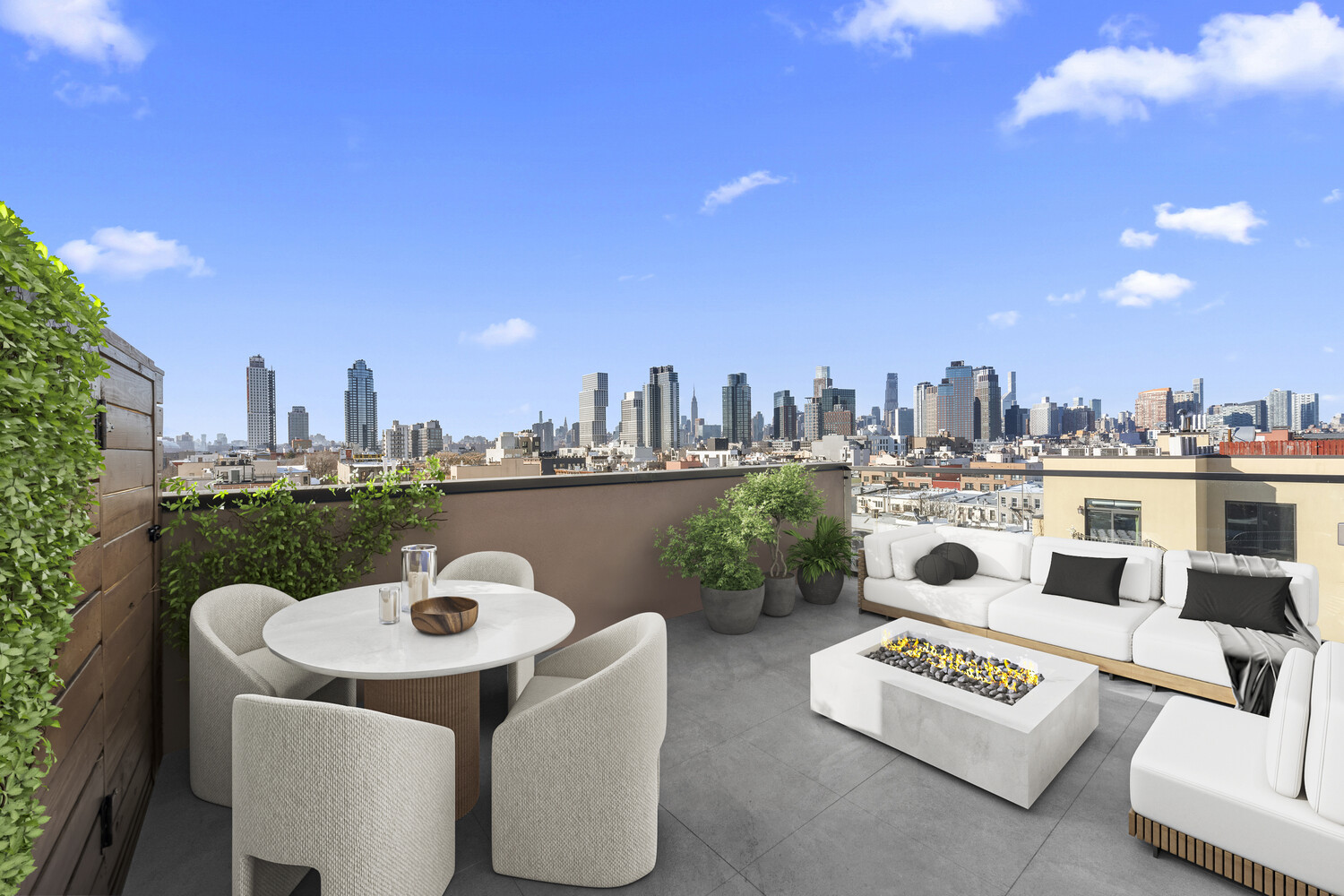 205 Java Street, Unit PH6 Brooklyn, NY 11222 - Photo 1 of 1 a white house with pool and chairs