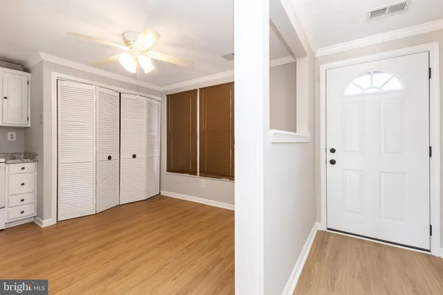 wooden floor in an empty room