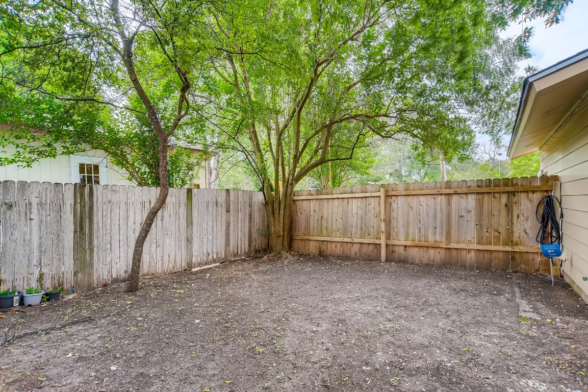 818 Sahara Avenue, Unit A Austin, TX 78745 - Photo 15 of 16 Trees died from freeze so cut down. Will replant.