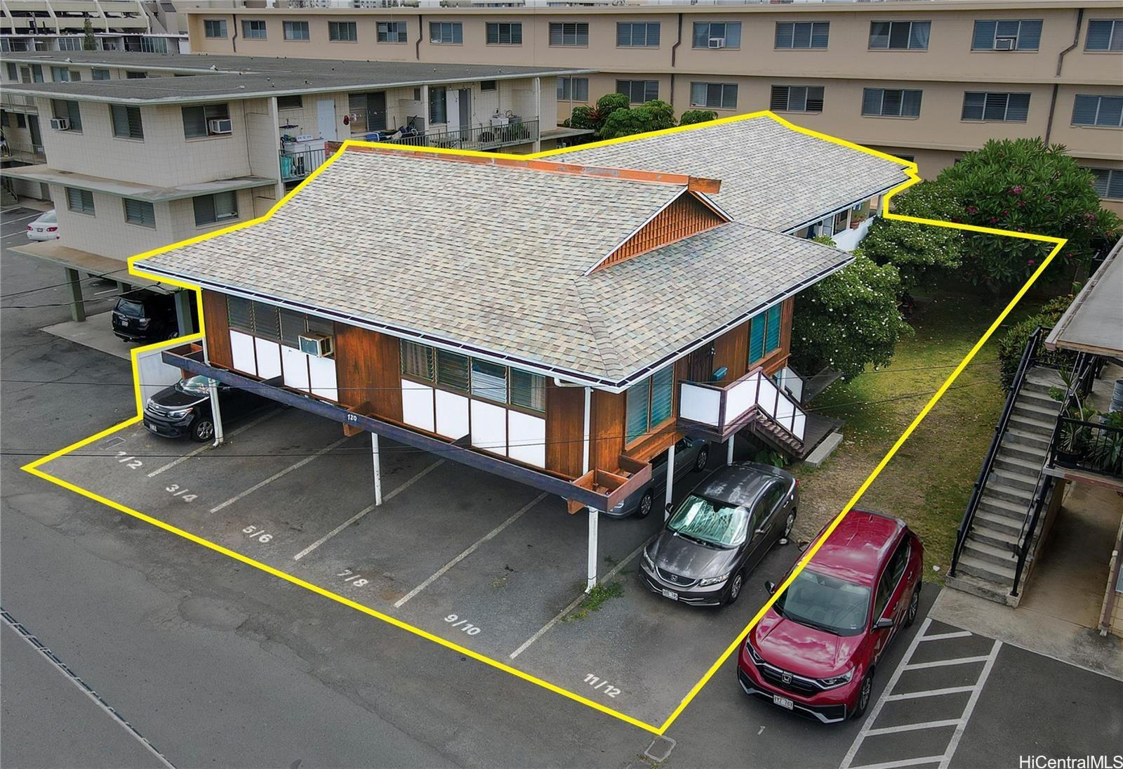 720 Mahiai Street Honolulu, HI 96826 - Photo 1 of 7 a aerial view of a house with swimming pool and sitting area
