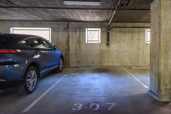a view of car garage