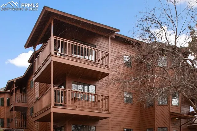 a front view of a house with a balcony