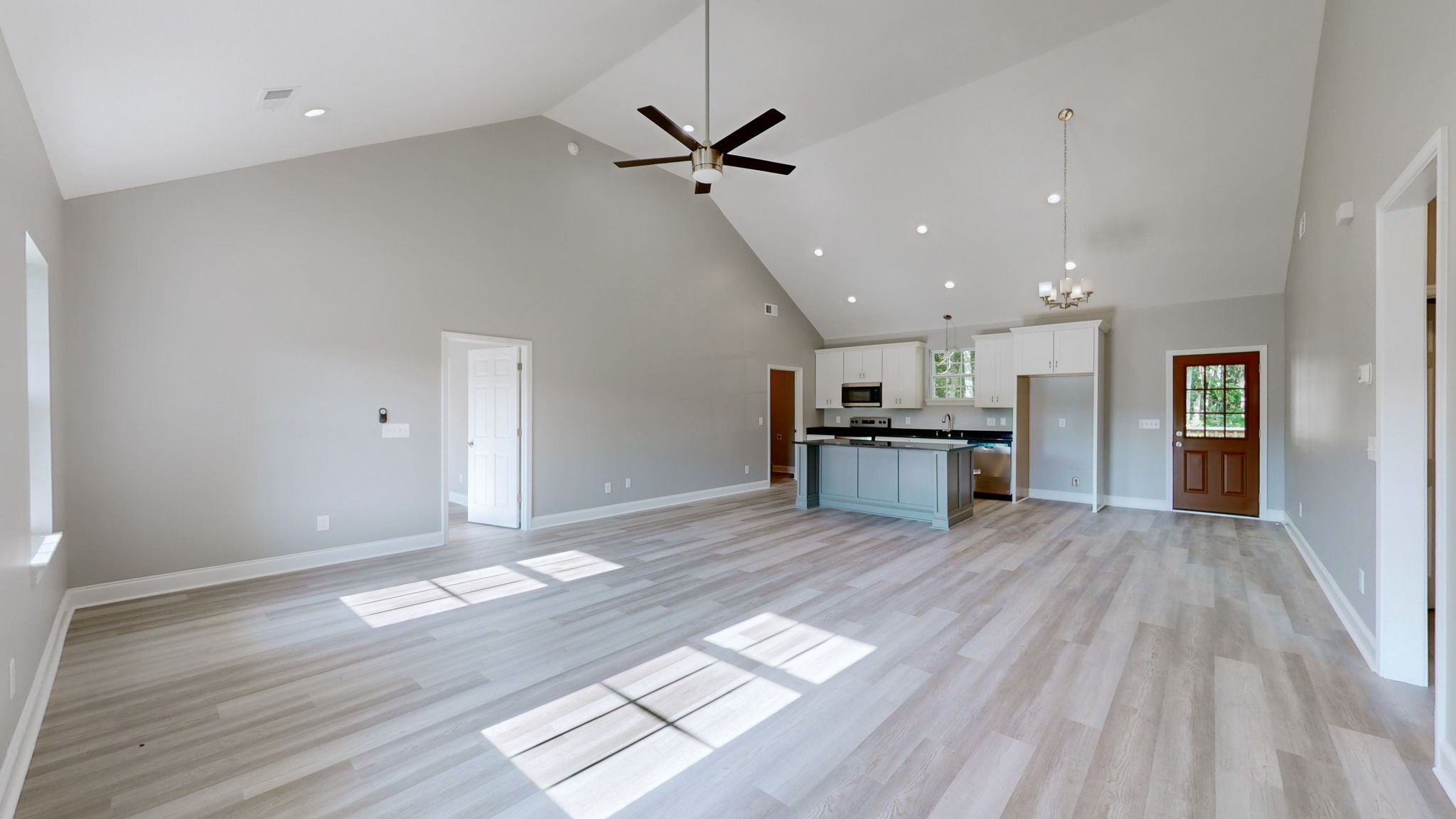 1093 Bob Meadows Road Manchester, TN 37355 - Photo 4 of 43 a view of a livingroom with a hall and wooden floor