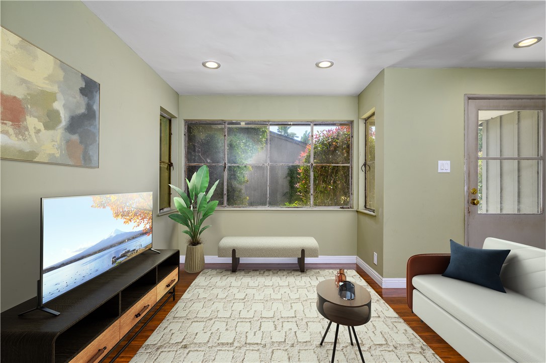 321 West Le Roy Avenue Arcadia, CA 91007 - Photo 12 of 38 a living room with furniture and a flat screen tv