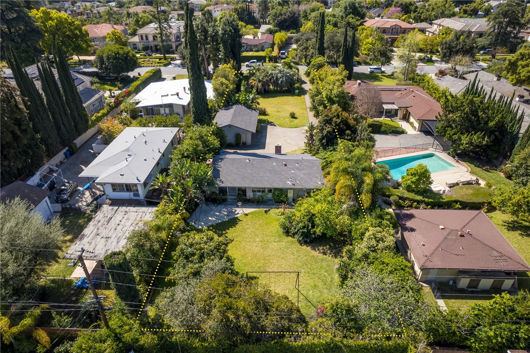 321 West Le Roy Avenue Arcadia, CA 91007 - Photo 31 of 38 an aerial view of residential houses with outdoor space
