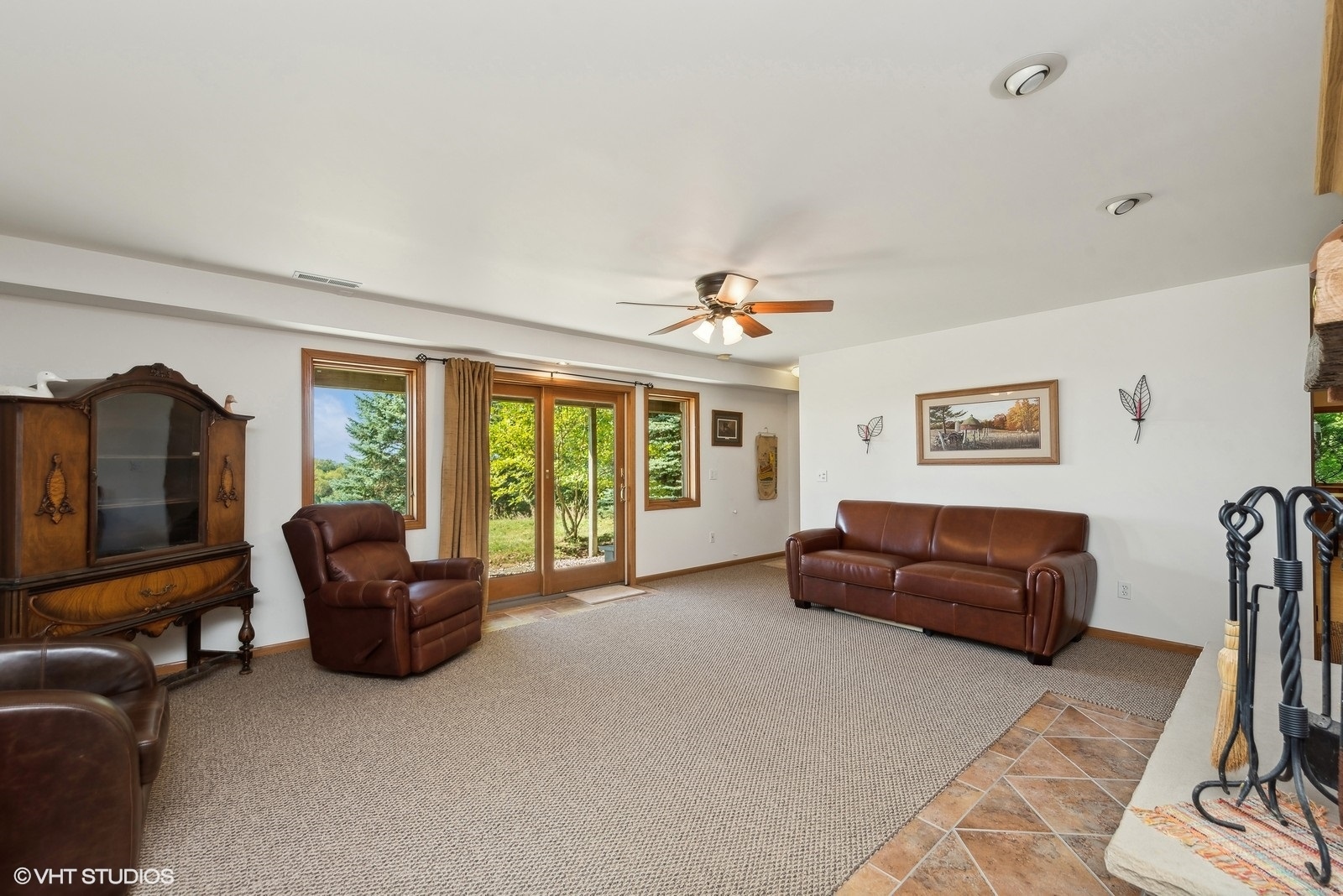 N3317 Schmidt Road Jefferson, WI 53549 - Photo 31 of 51 a living room with furniture and a flat screen tv