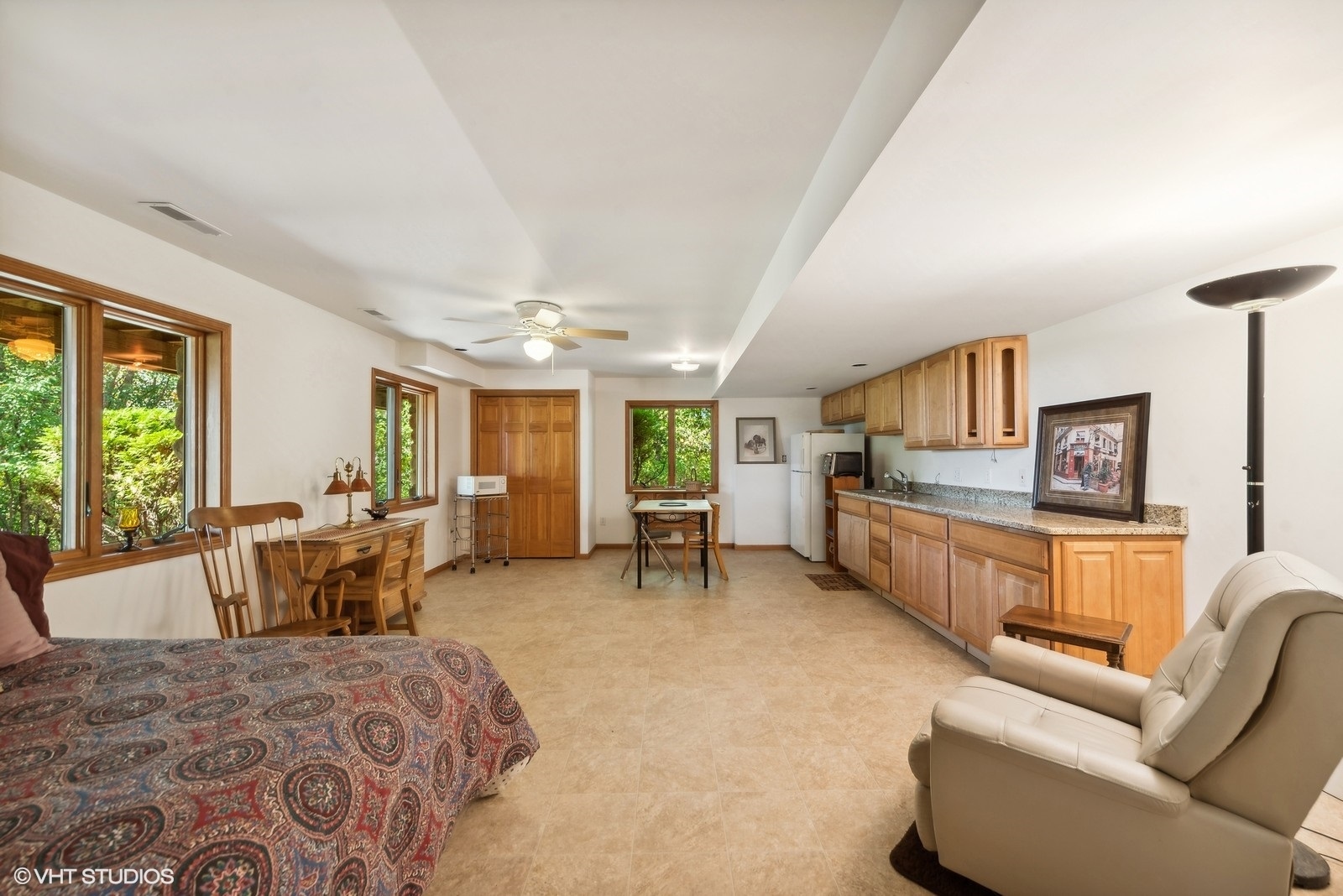 N3317 Schmidt Road Jefferson, WI 53549 - Photo 32 of 51 a living room with furniture and a large window