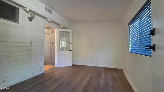 a view of an entryway door