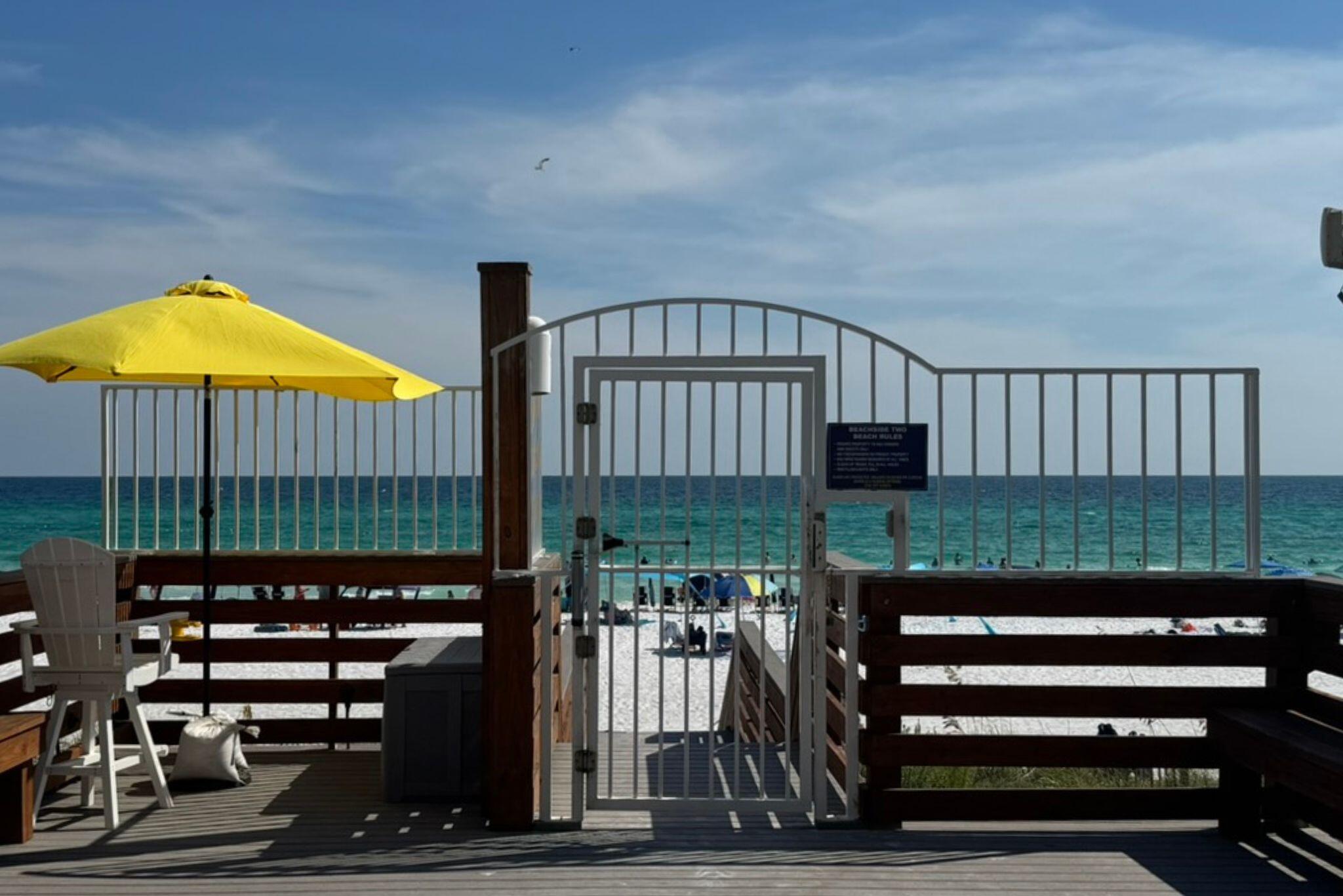 4323 Beachside 2, Unit 323 Miramar Beach, FL 32550 - Photo 37 of 41 a view of a terrace with sitting area