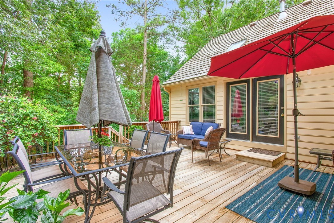 12912 Houndstooth Way Henrico, VA 23233 - Photo 42 of 54 Oversized deck for entertaining