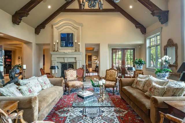 a kitchen with a stove and a potted plant