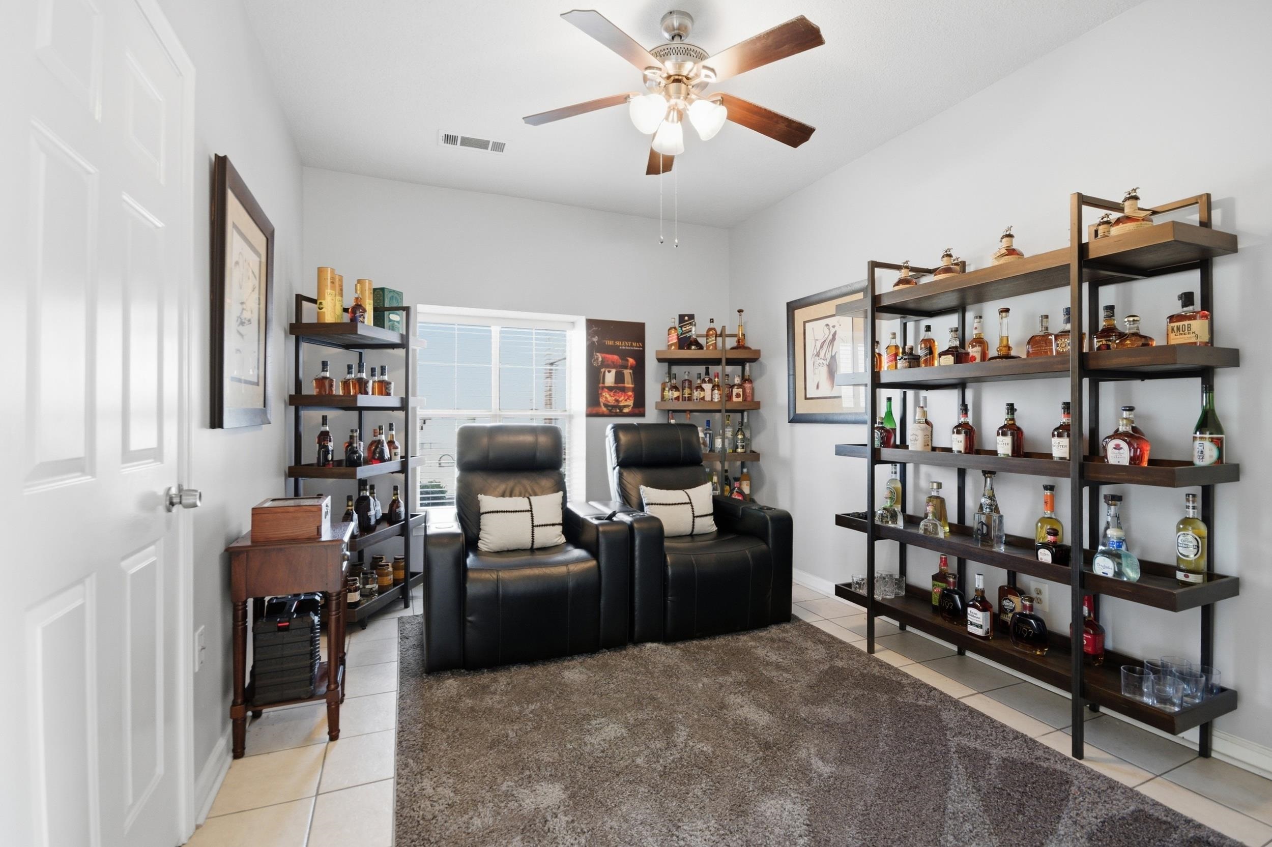 6605 Stephan Ridge Cove Bartlett, TN 38135 - Photo 20 of 30 Sitting room featuring a ceiling fan and light tile patterned flooring