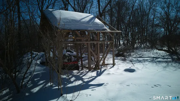 a view of a storage room