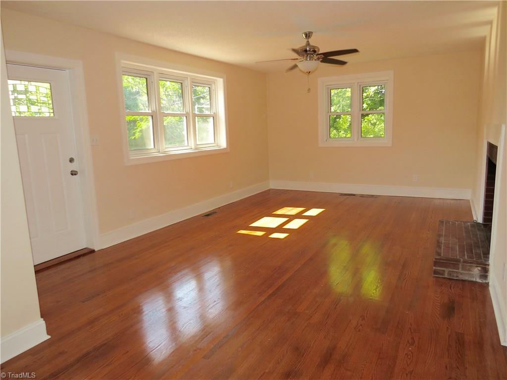 2092 Lick Fork Creek Road Ruffin, NC 27326 - Photo 3 of 10 Huge Living room with gorgeous hardwood floors