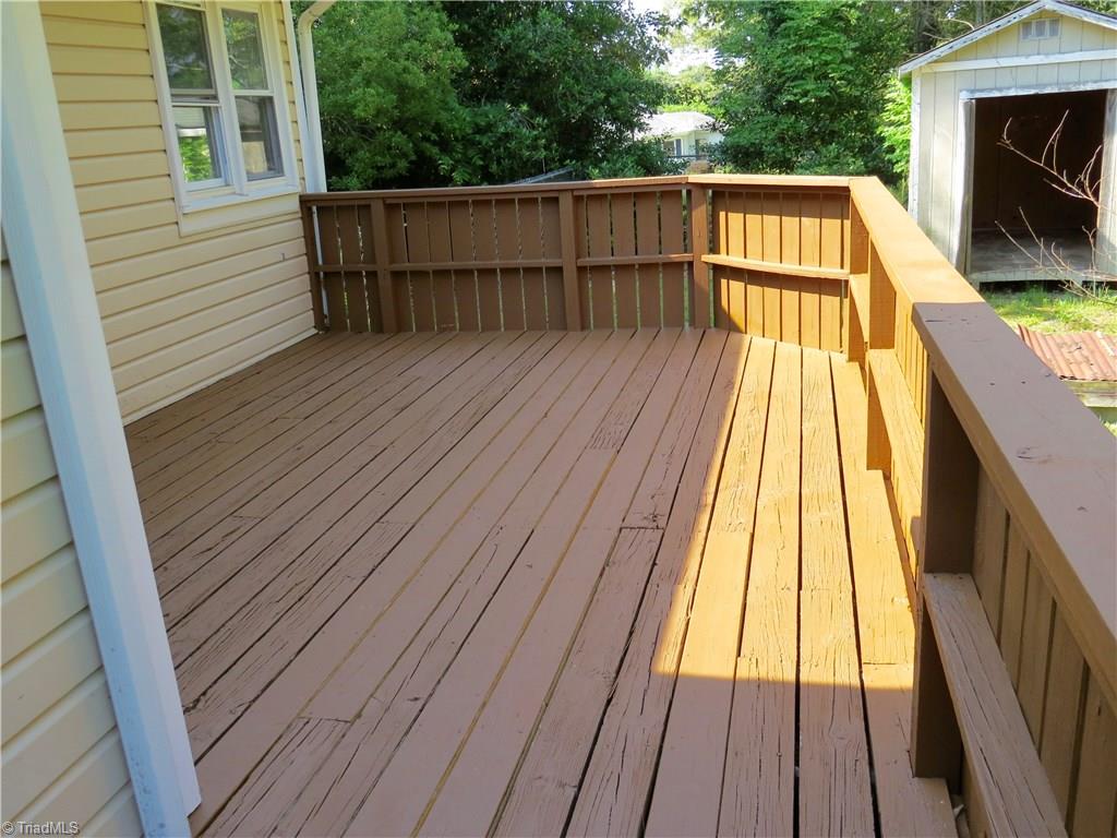 2092 Lick Fork Creek Road Ruffin, NC 27326 - Photo 9 of 10 Huge deck great for those summer cookouts.