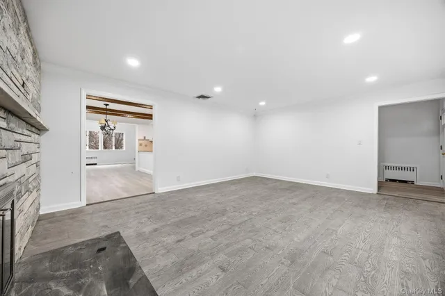 a view of an empty room