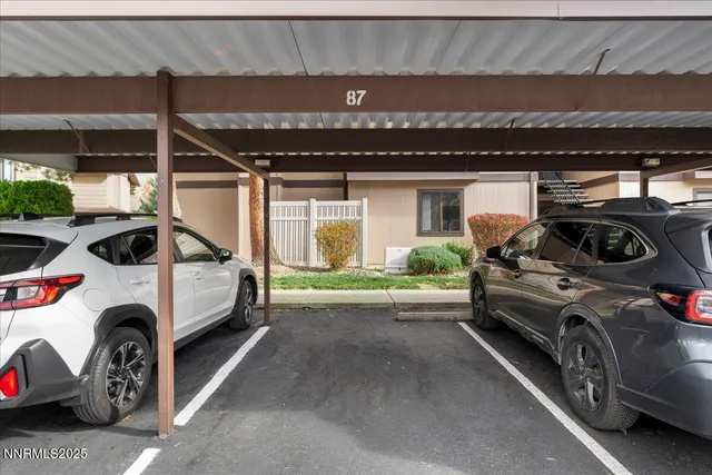 a view of car garage
