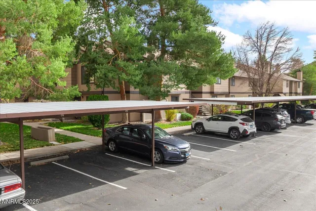 a view of outdoor space with seating