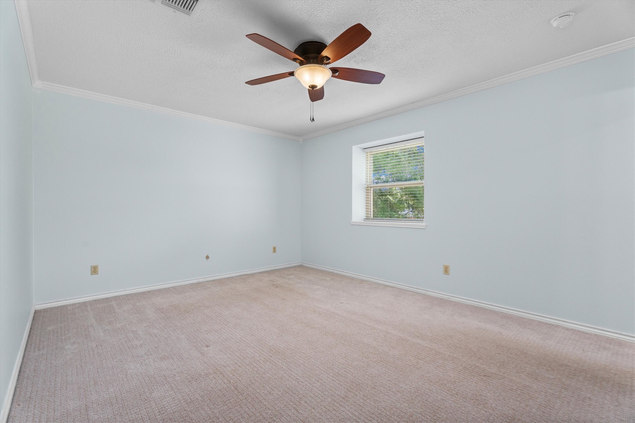 16267 Salmon Lane Spring, TX 77379 - Photo 32 of 48 A spacious secondary bedroom includes leaded glass windows and beautiful views.